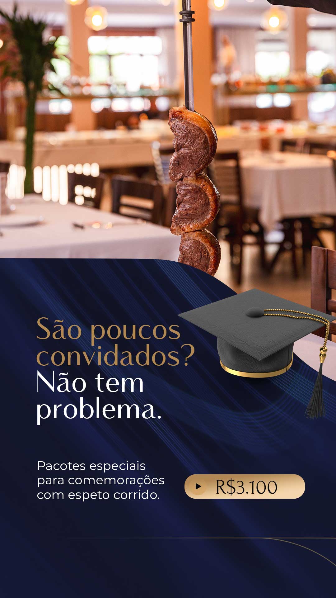 pacote barato evento para pequenos grupos